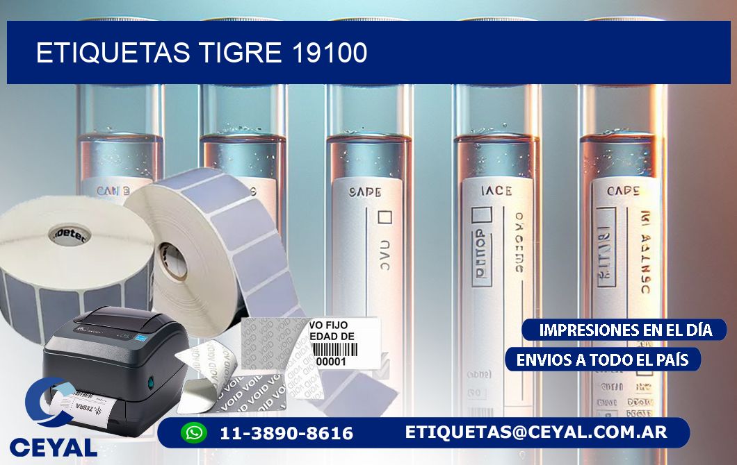 ETIQUETAS TIGRE 19100
