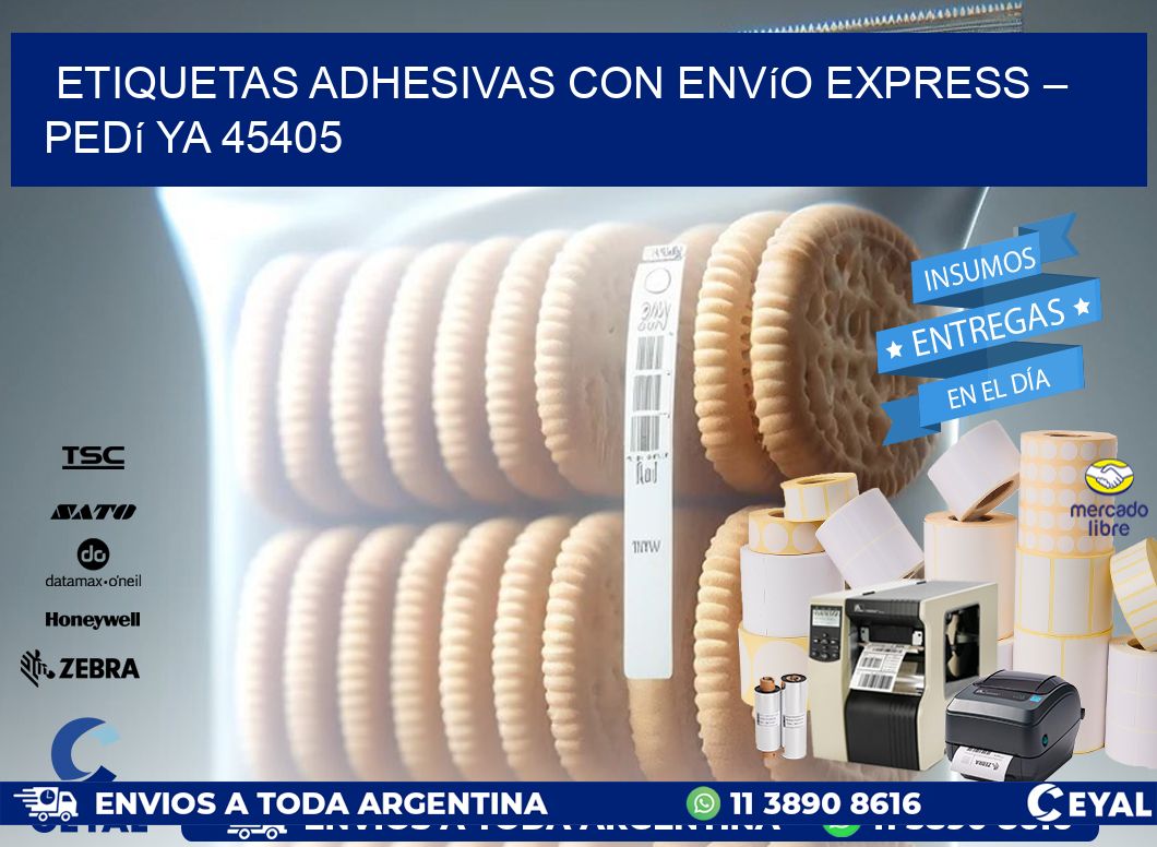 Etiquetas Adhesivas con Envío Express – Pedí Ya 45405