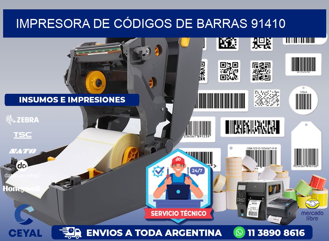 IMPRESORA DE CÓDIGOS DE BARRAS 91410