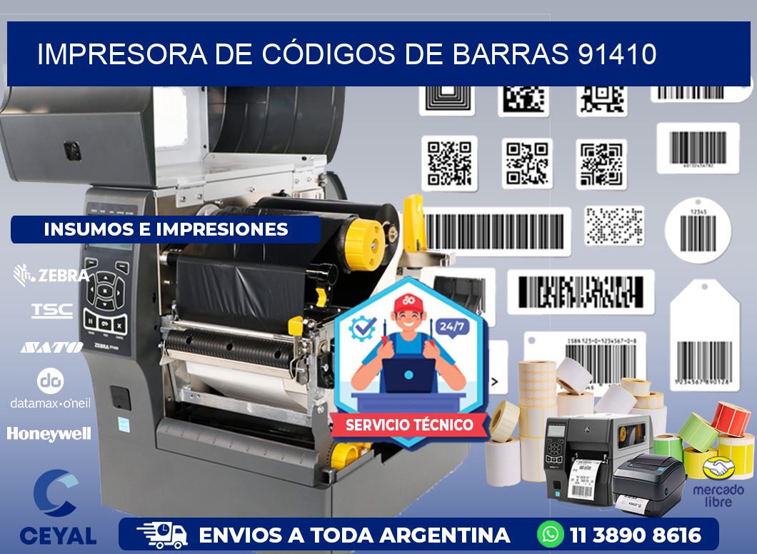IMPRESORA DE CÓDIGOS DE BARRAS 91410