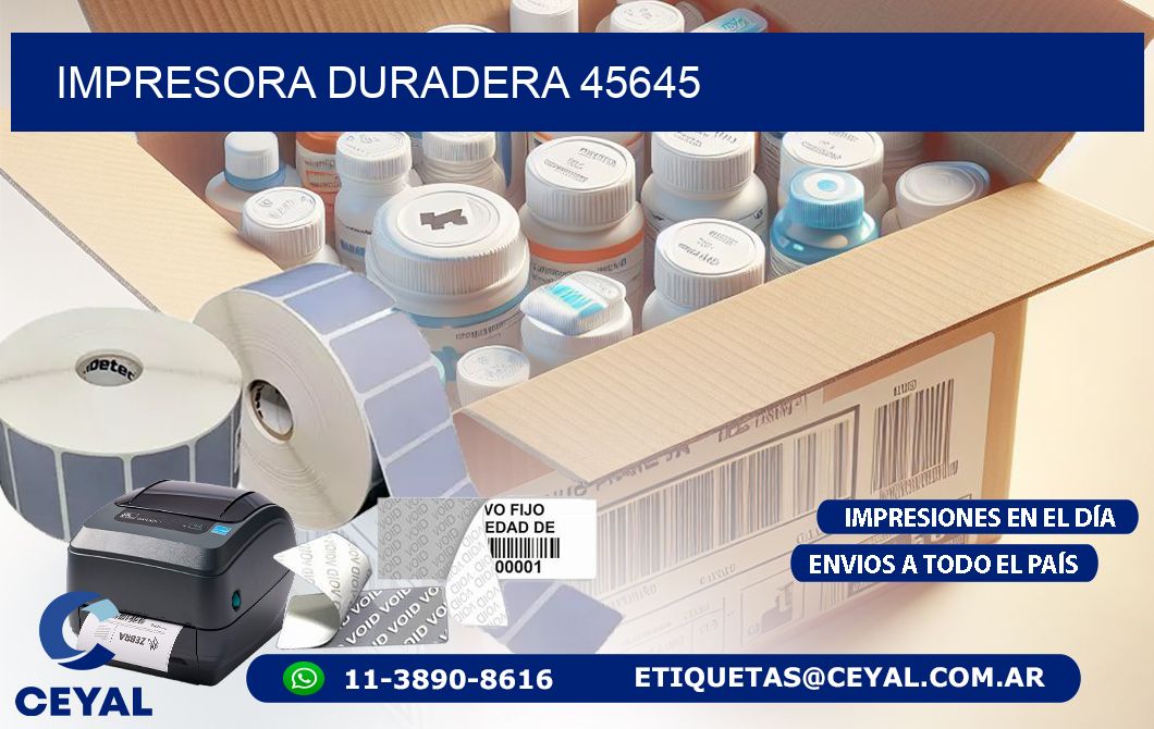 IMPRESORA DURADERA 45645