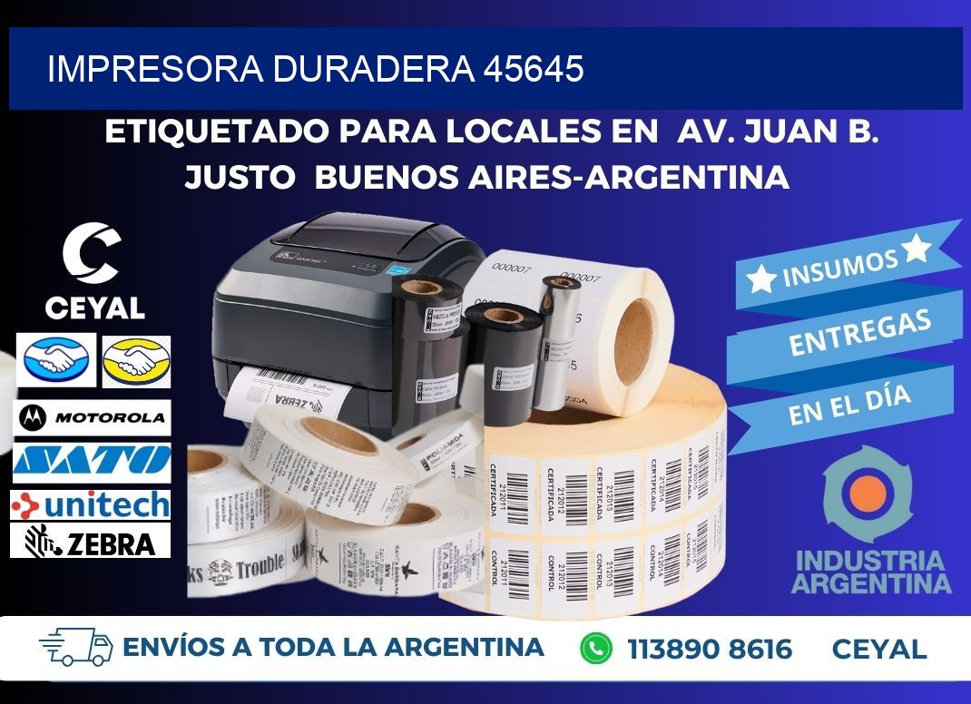 IMPRESORA DURADERA 45645