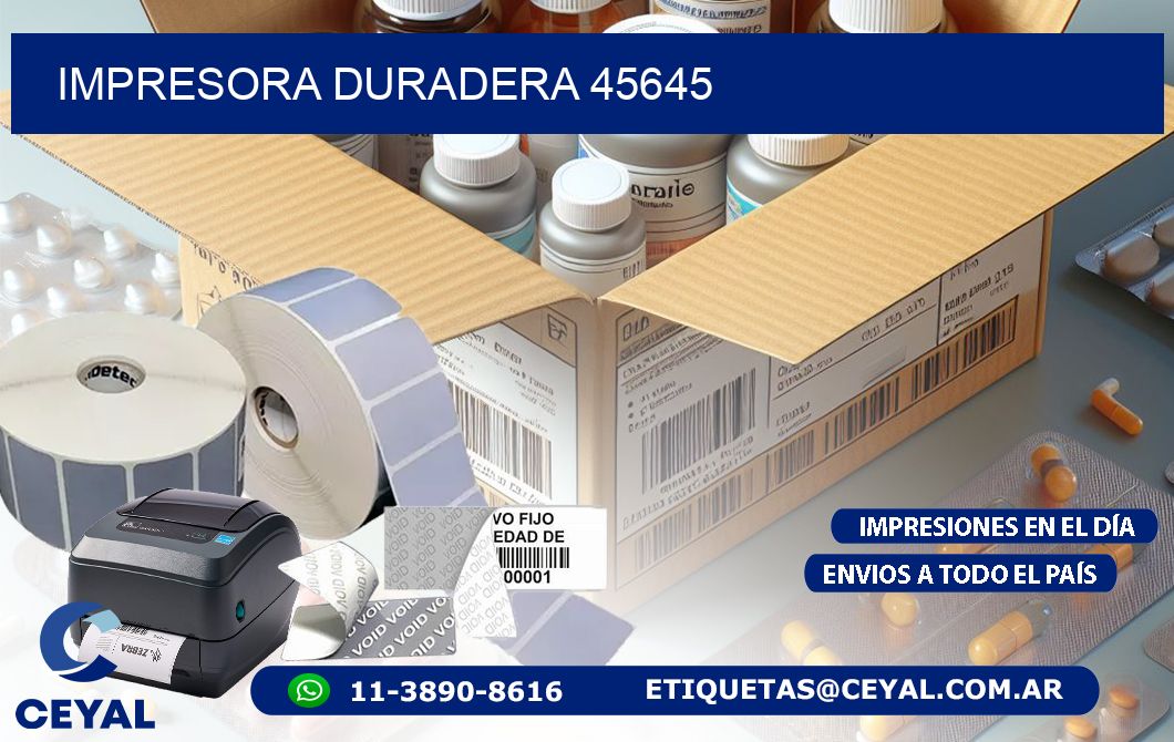 IMPRESORA DURADERA 45645