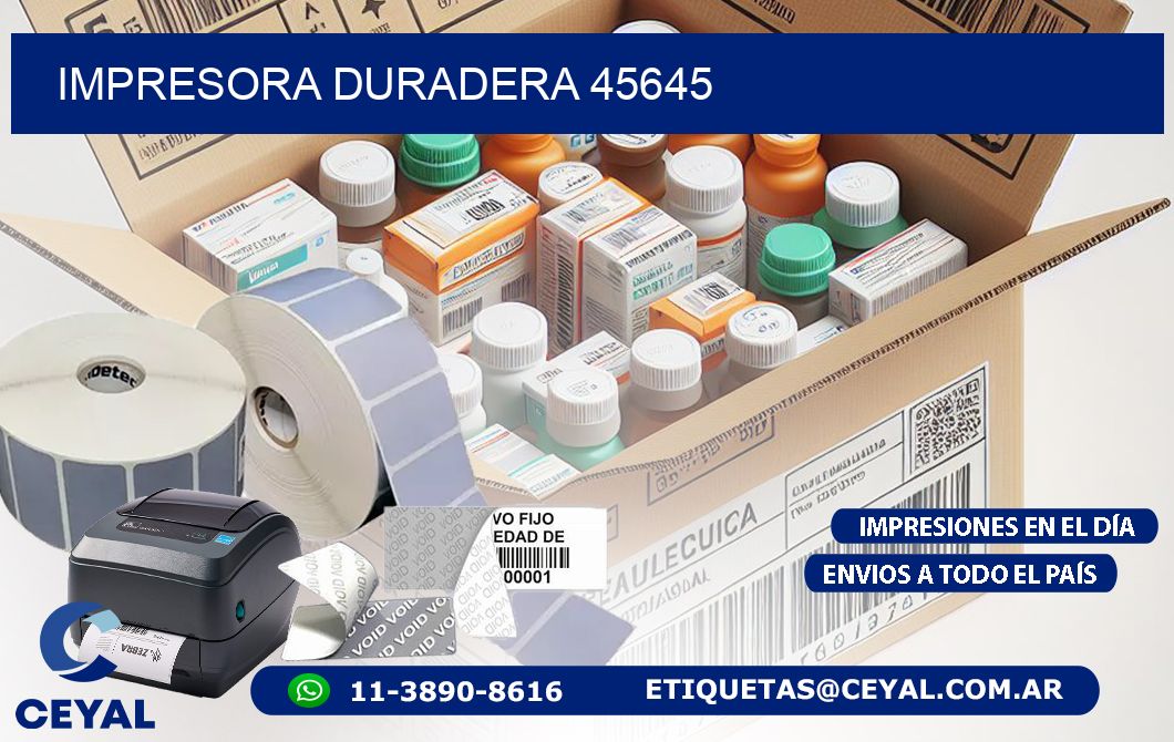 IMPRESORA DURADERA 45645