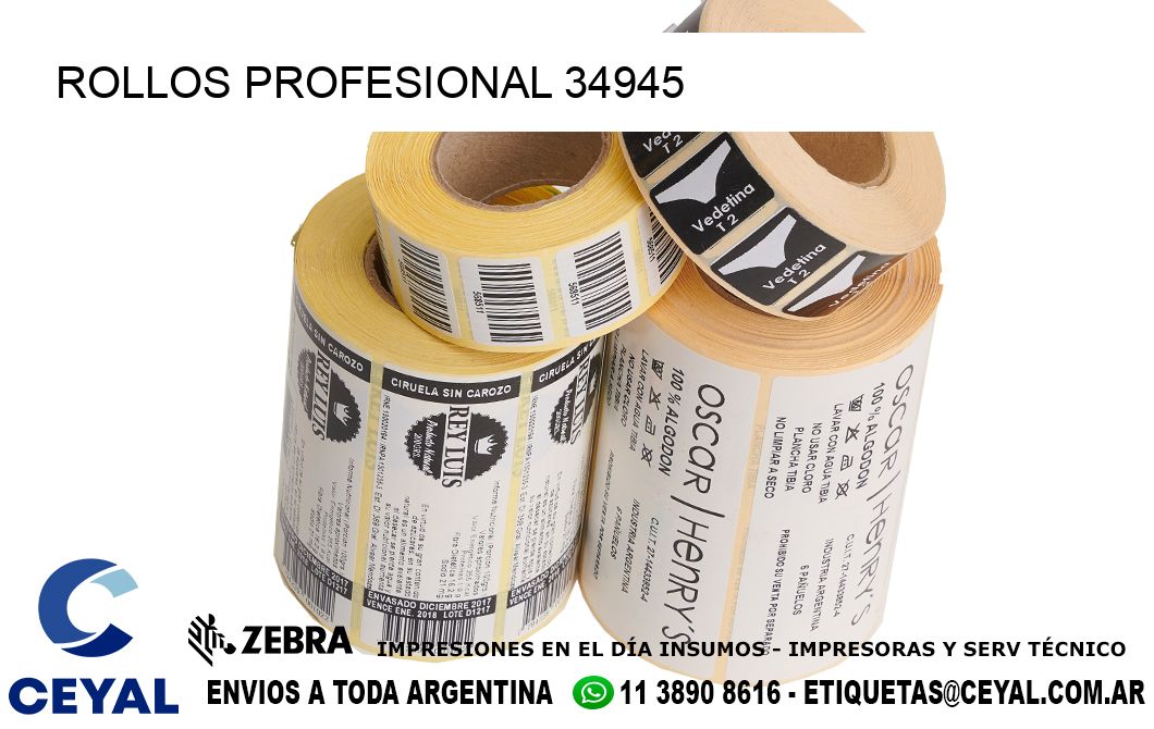 ROLLOS PROFESIONAL 34945