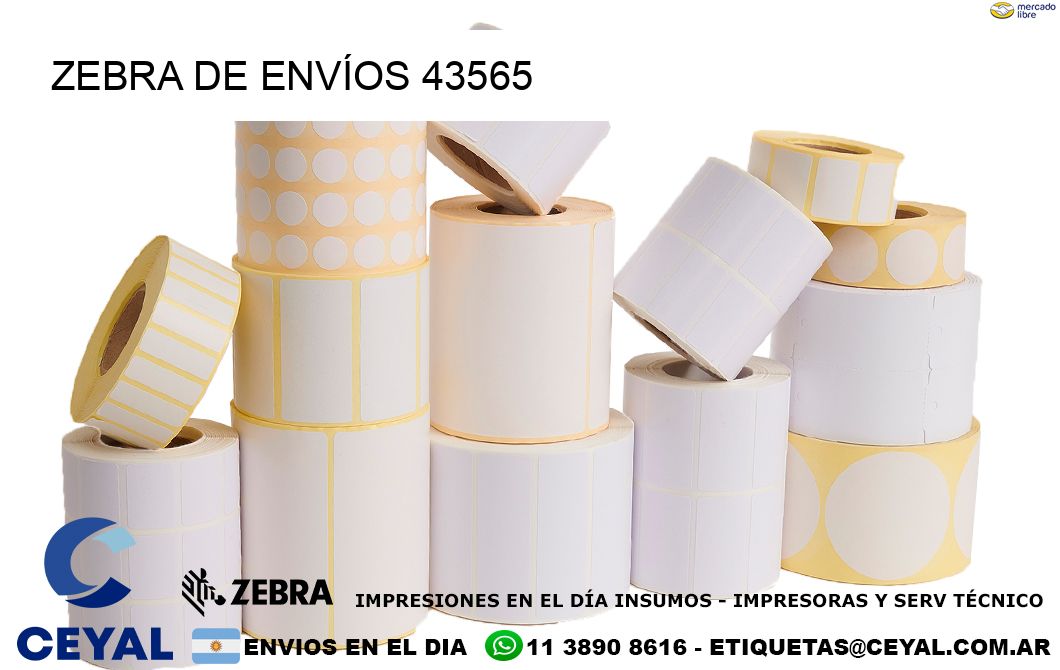 ZEBRA DE ENVÍOS 43565
