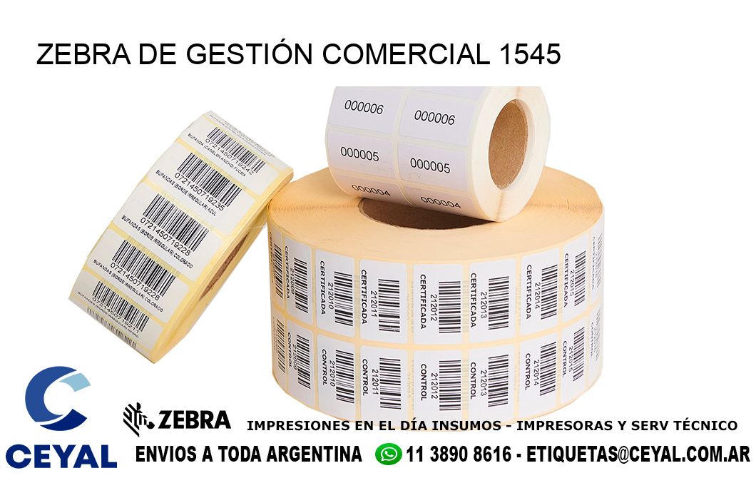 ZEBRA DE GESTIÓN COMERCIAL 1545