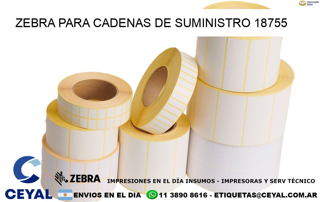 ZEBRA PARA CADENAS DE SUMINISTRO 18755