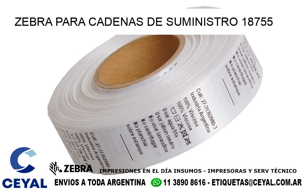 ZEBRA PARA CADENAS DE SUMINISTRO 18755