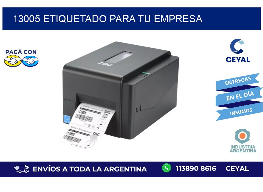 13005 ETIQUETADO PARA TU EMPRESA