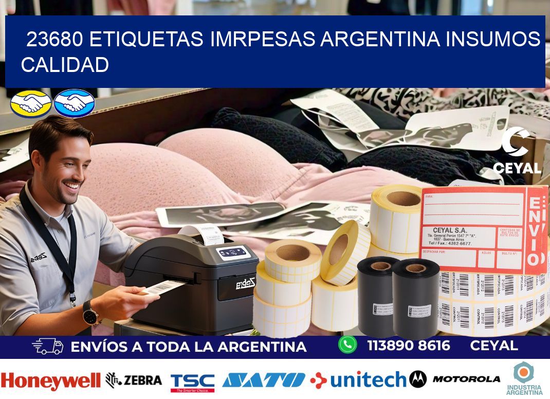 23680 etiquetas imrpesas argentina INSUMOS CALIDAD