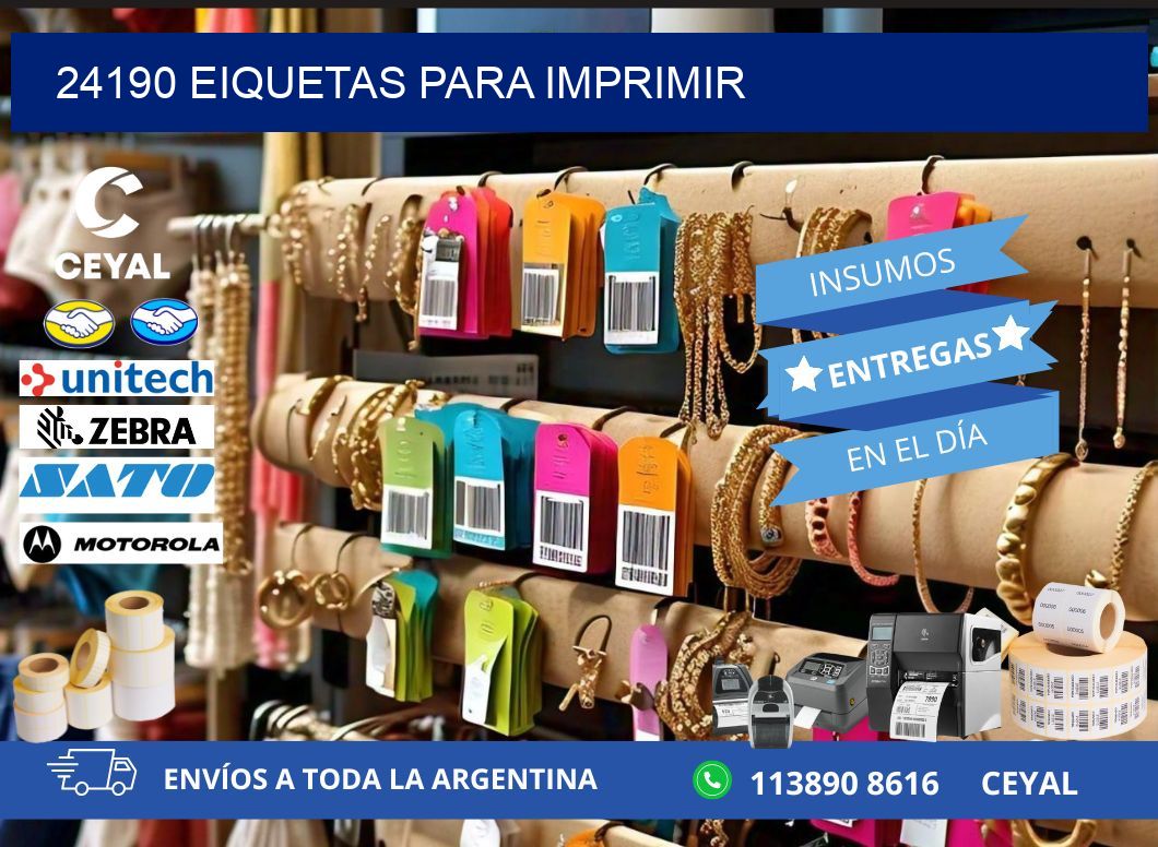 24190 EIQUETAS PARA IMPRIMIR