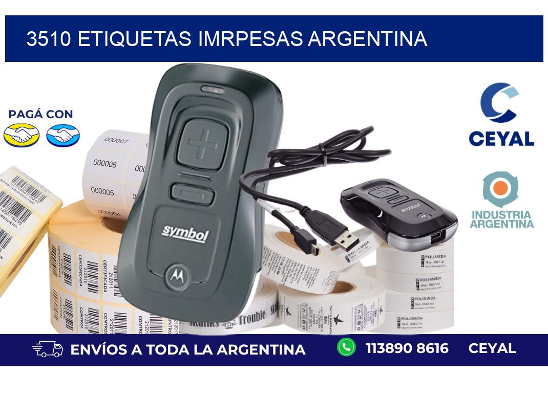 3510 etiquetas imrpesas argentina