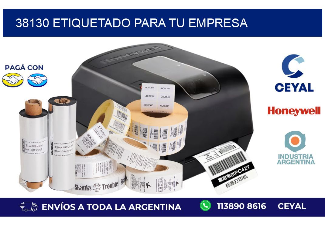 38130 ETIQUETADO PARA TU EMPRESA
