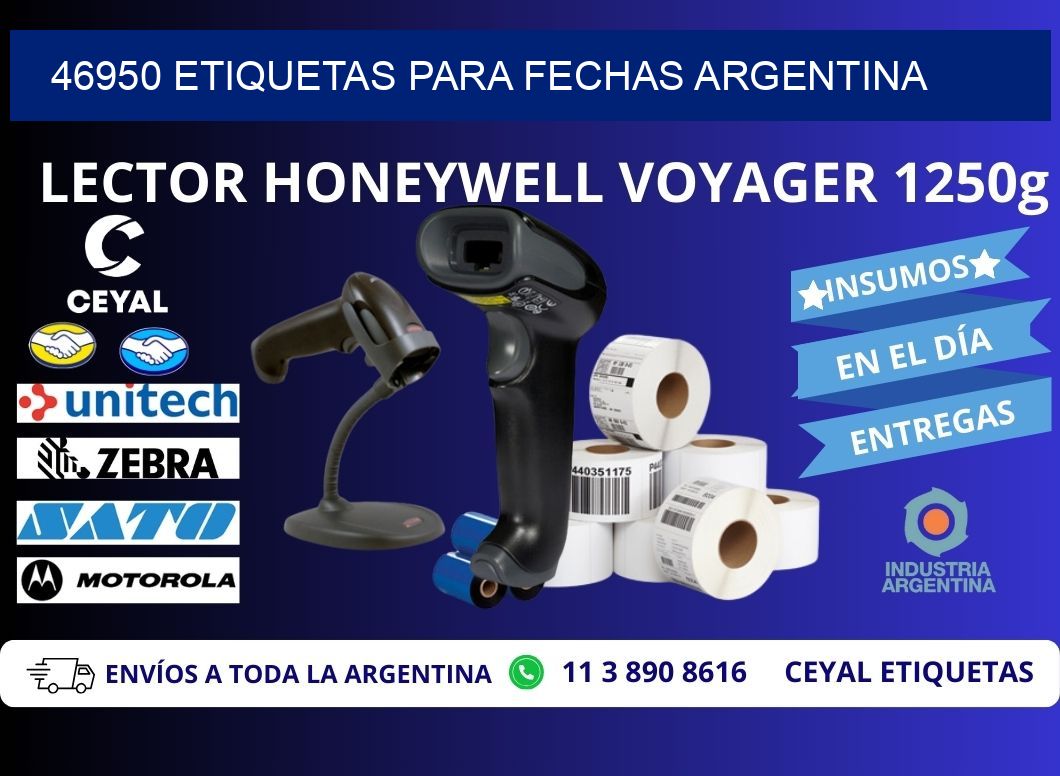 46950 ETIQUETAS PARA FECHAS ARGENTINA