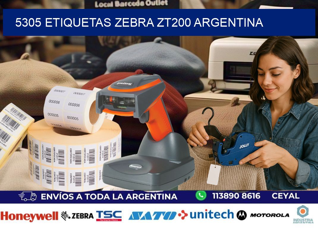 5305 etiquetas zebra zt200 argentina