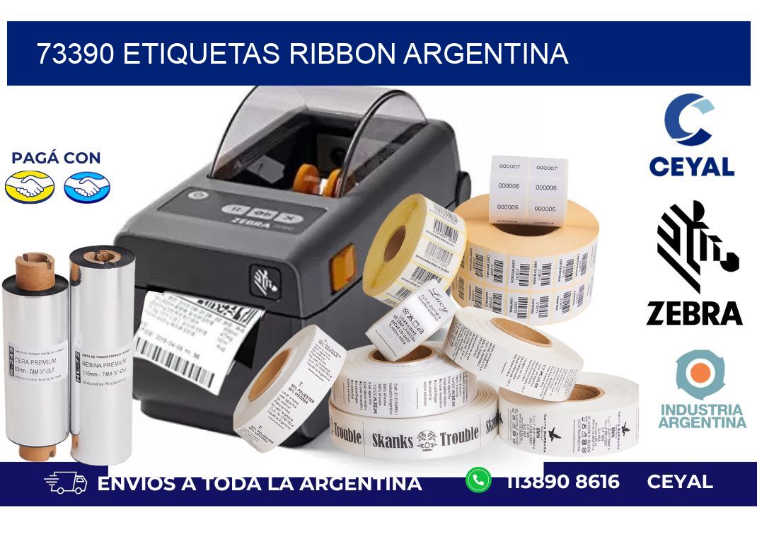 73390 etiquetas ribbon argentina