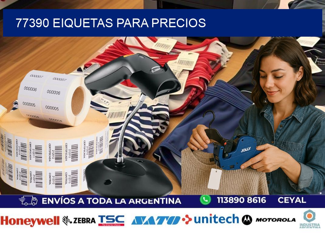77390 EIQUETAS PARA PRECIOS
