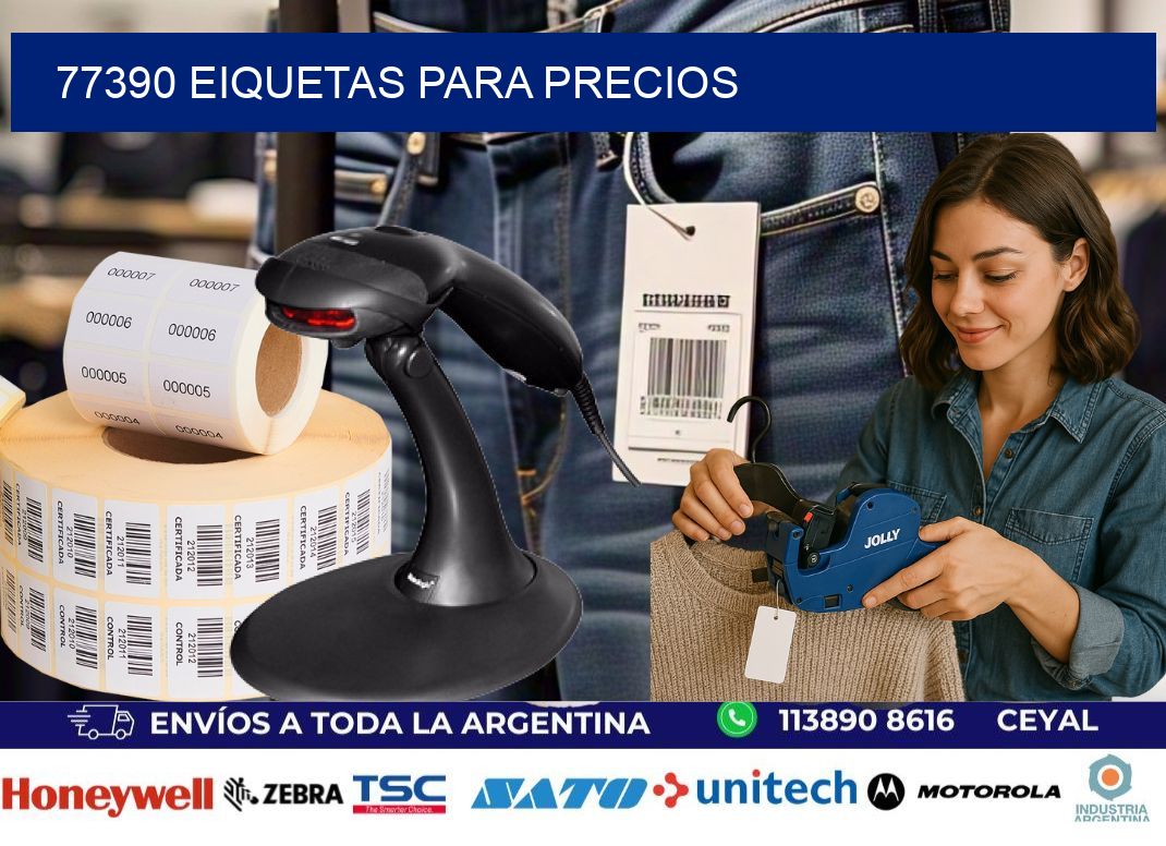 77390 EIQUETAS PARA PRECIOS