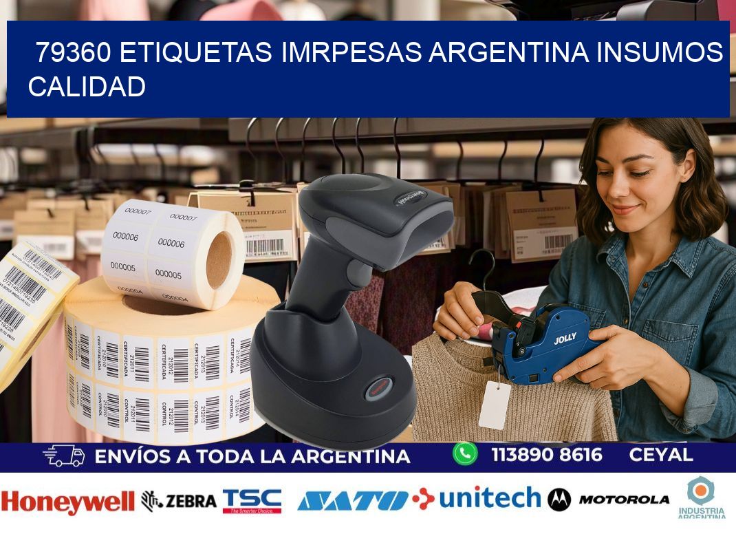79360 etiquetas imrpesas argentina INSUMOS CALIDAD