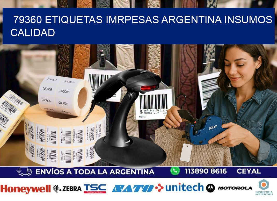 79360 etiquetas imrpesas argentina INSUMOS CALIDAD