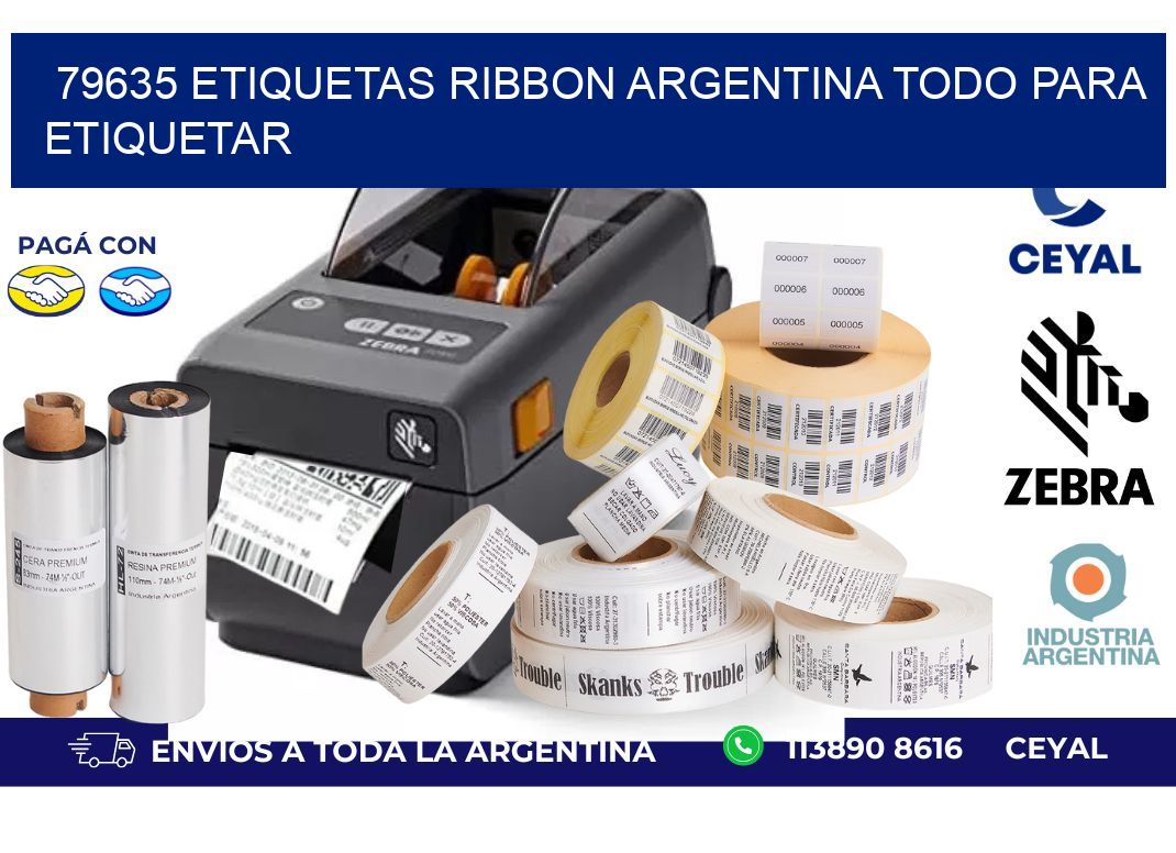 79635 etiquetas ribbon argentina TODO PARA ETIQUETAR