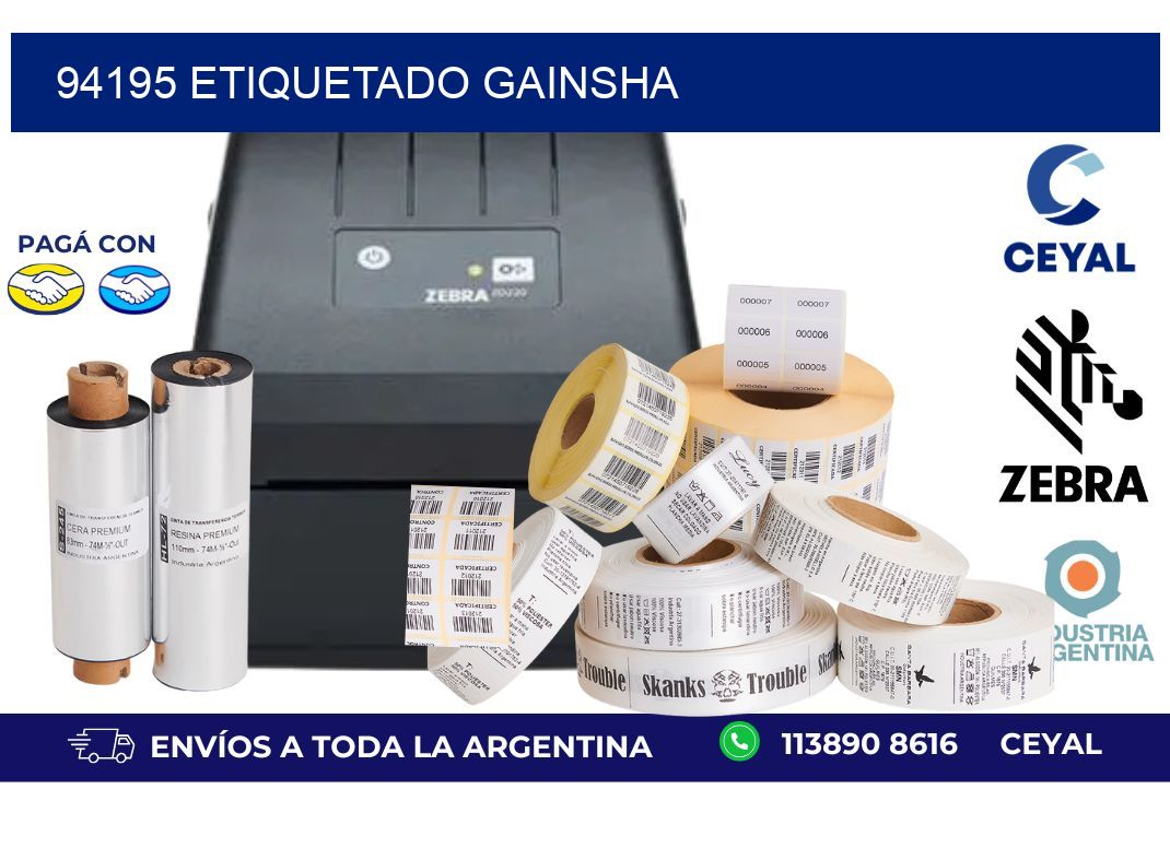 94195 ETIQUETADO GAINSHA