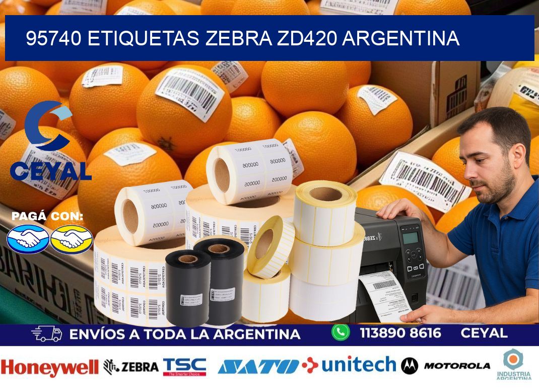 95740 etiquetas zebra zd420 argentina