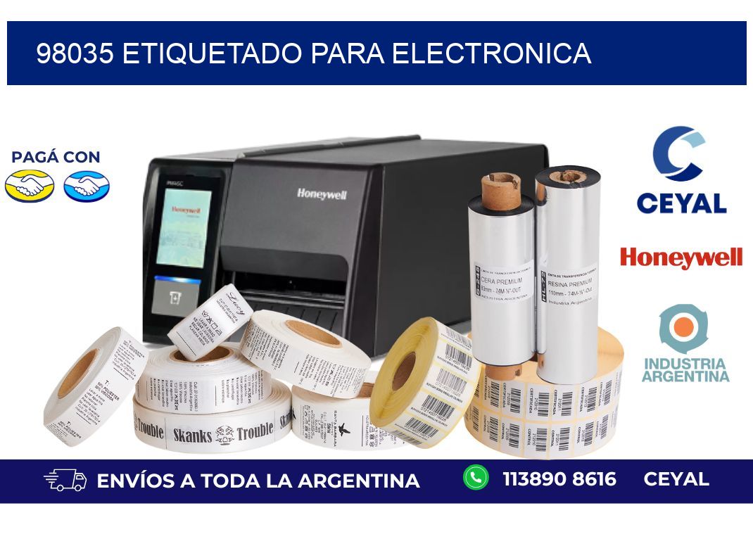 98035 ETIQUETADO PARA ELECTRONICA