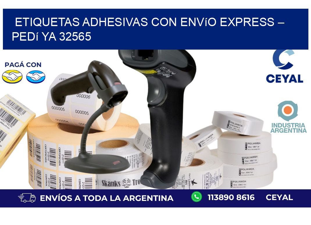 Etiquetas Adhesivas con Envío Express – Pedí Ya 32565