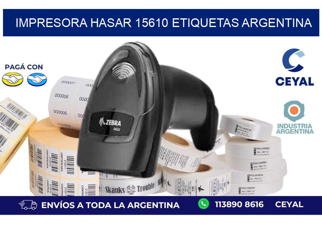 Impresora hasar 15610 etiquetas argentina
