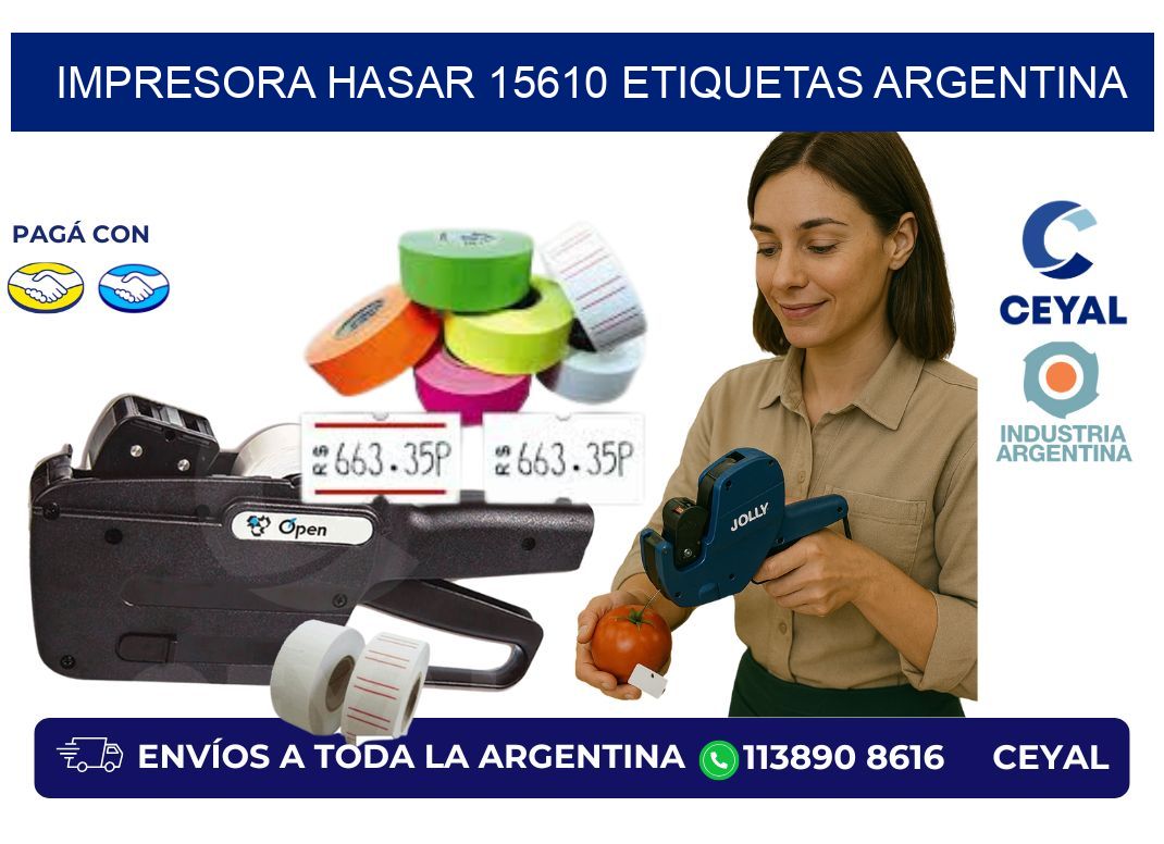 Impresora hasar 15610 etiquetas argentina