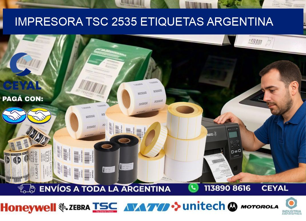 Impresora tsc 2535 etiquetas argentina