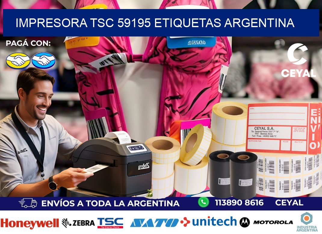 Impresora tsc 59195 etiquetas argentina