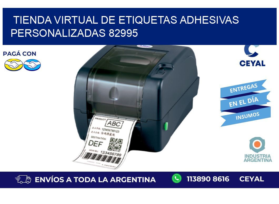 Tienda Virtual de Etiquetas Adhesivas Personalizadas 82995