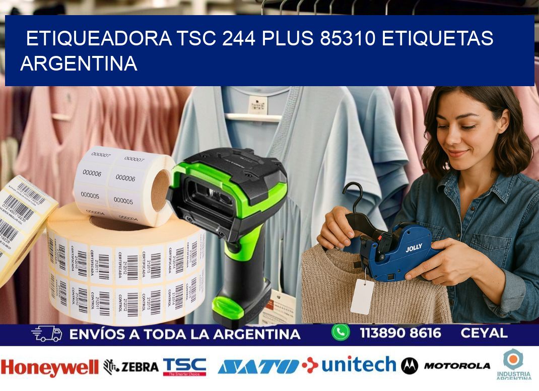 etiqueadora tsc 244 plus 85310 etiquetas argentina