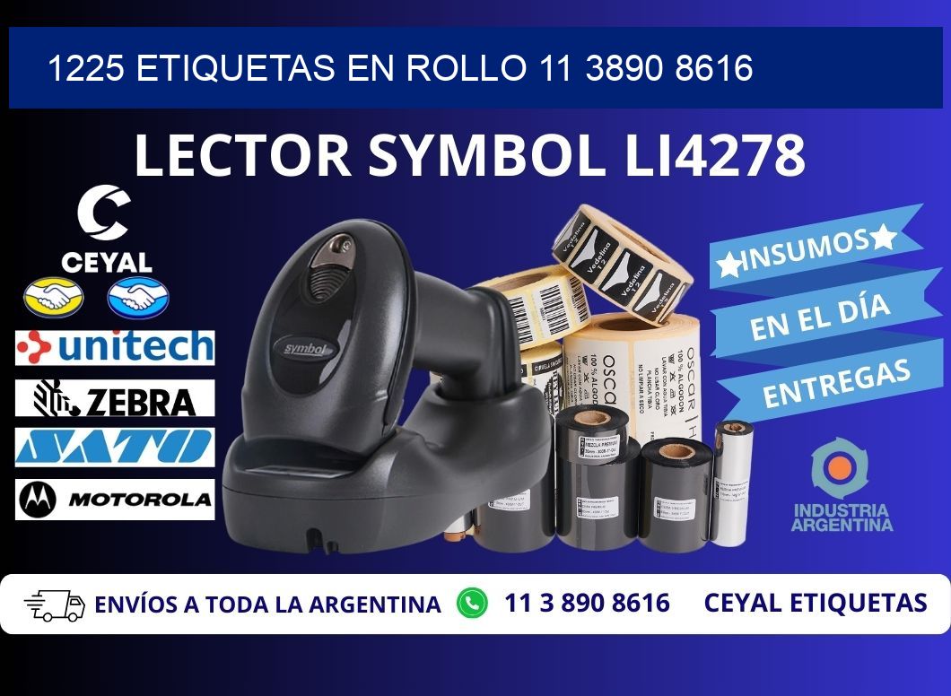 1225 ETIQUETAS EN ROLLO 11 3890 8616