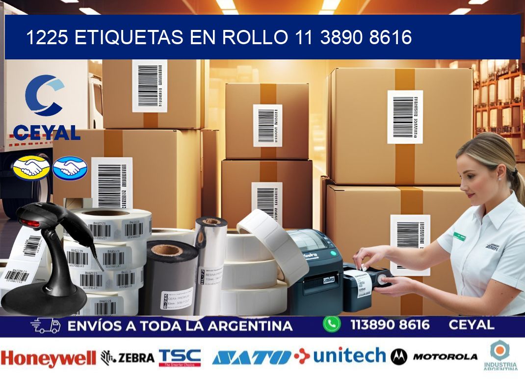 1225 ETIQUETAS EN ROLLO 11 3890 8616