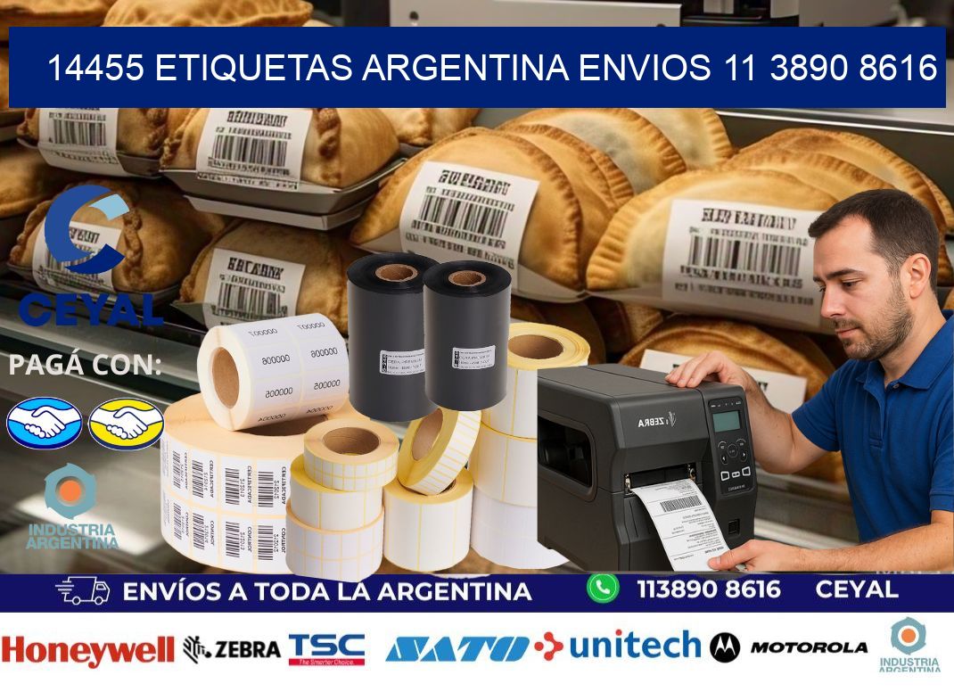 14455 ETIQUETAS ARGENTINA ENVIOS 11 3890 8616
