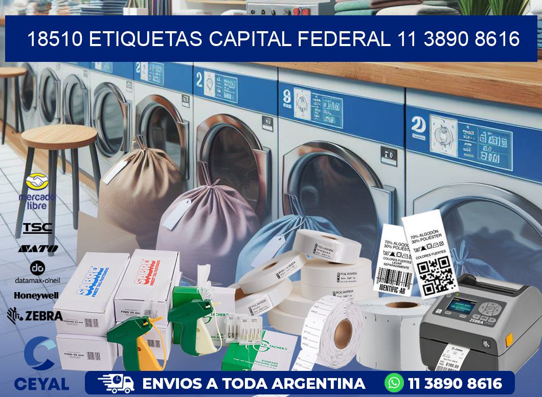 18510 ETIQUETAS CAPITAL FEDERAL 11 3890 8616