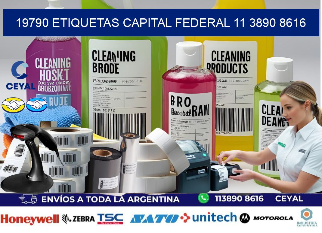 19790 ETIQUETAS CAPITAL FEDERAL 11 3890 8616