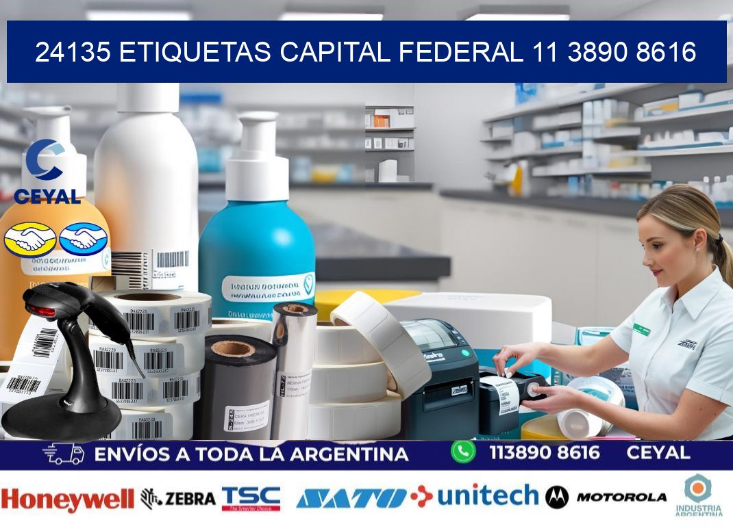 24135 ETIQUETAS CAPITAL FEDERAL 11 3890 8616