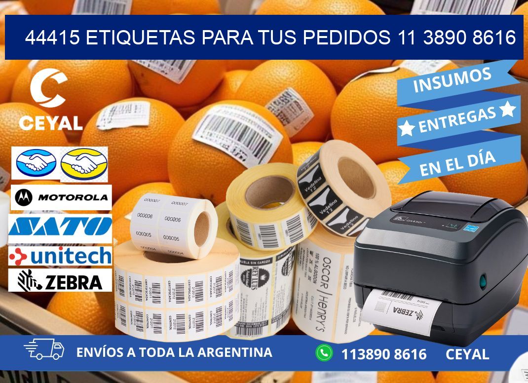 44415 ETIQUETAS PARA TUS PEDIDOS 11 3890 8616