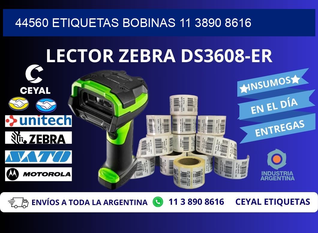 44560 ETIQUETAS BOBINAS 11 3890 8616