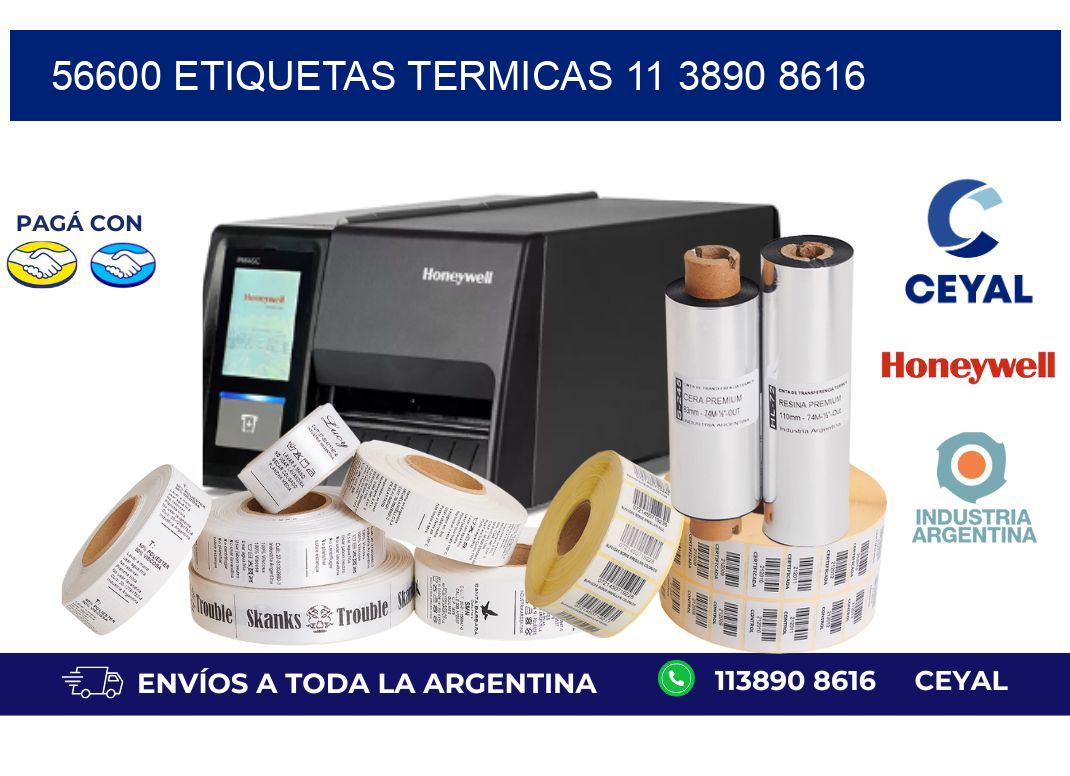 56600 ETIQUETAS TERMICAS 11 3890 8616