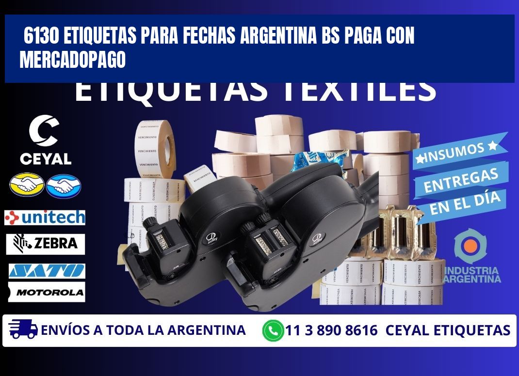 6130 ETIQUETAS PARA FECHAS ARGENTINA BS PAGA CON MERCADOPAGO