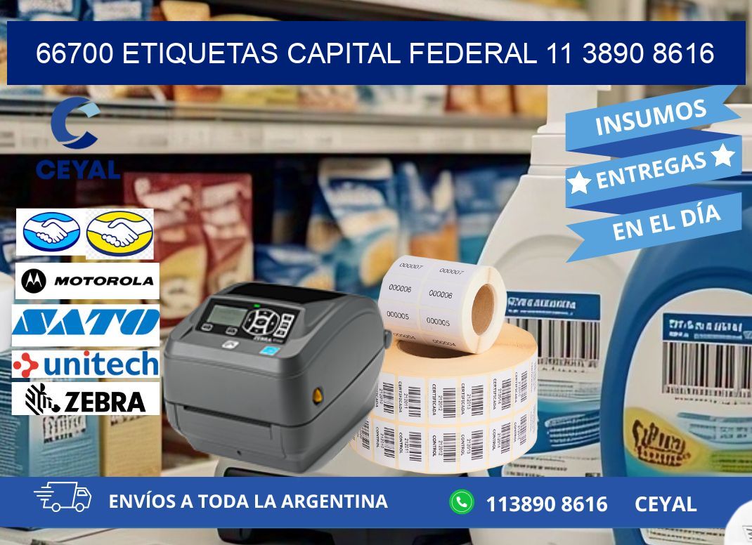 66700 ETIQUETAS CAPITAL FEDERAL 11 3890 8616