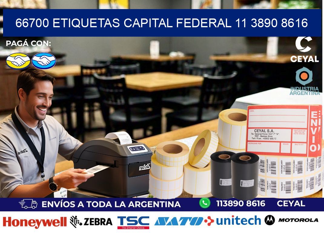 66700 ETIQUETAS CAPITAL FEDERAL 11 3890 8616