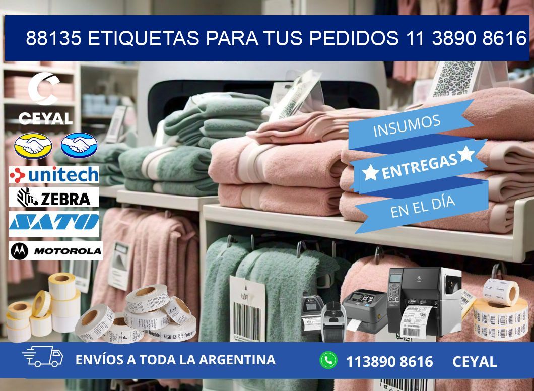 88135 ETIQUETAS PARA TUS PEDIDOS 11 3890 8616