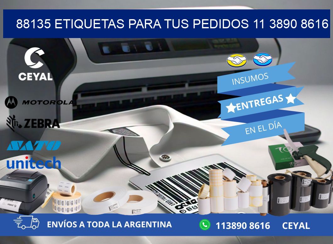 88135 ETIQUETAS PARA TUS PEDIDOS 11 3890 8616